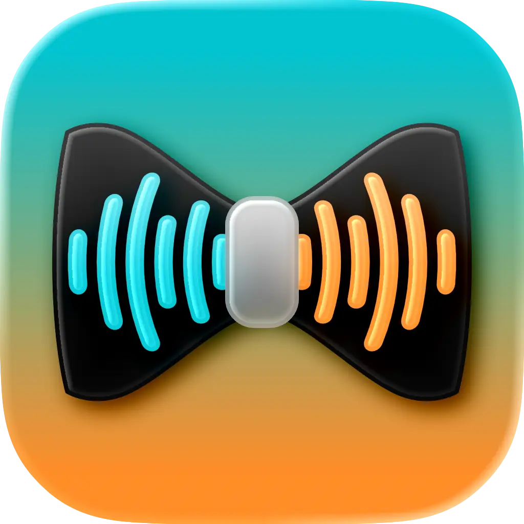 A bowtie with waveforms